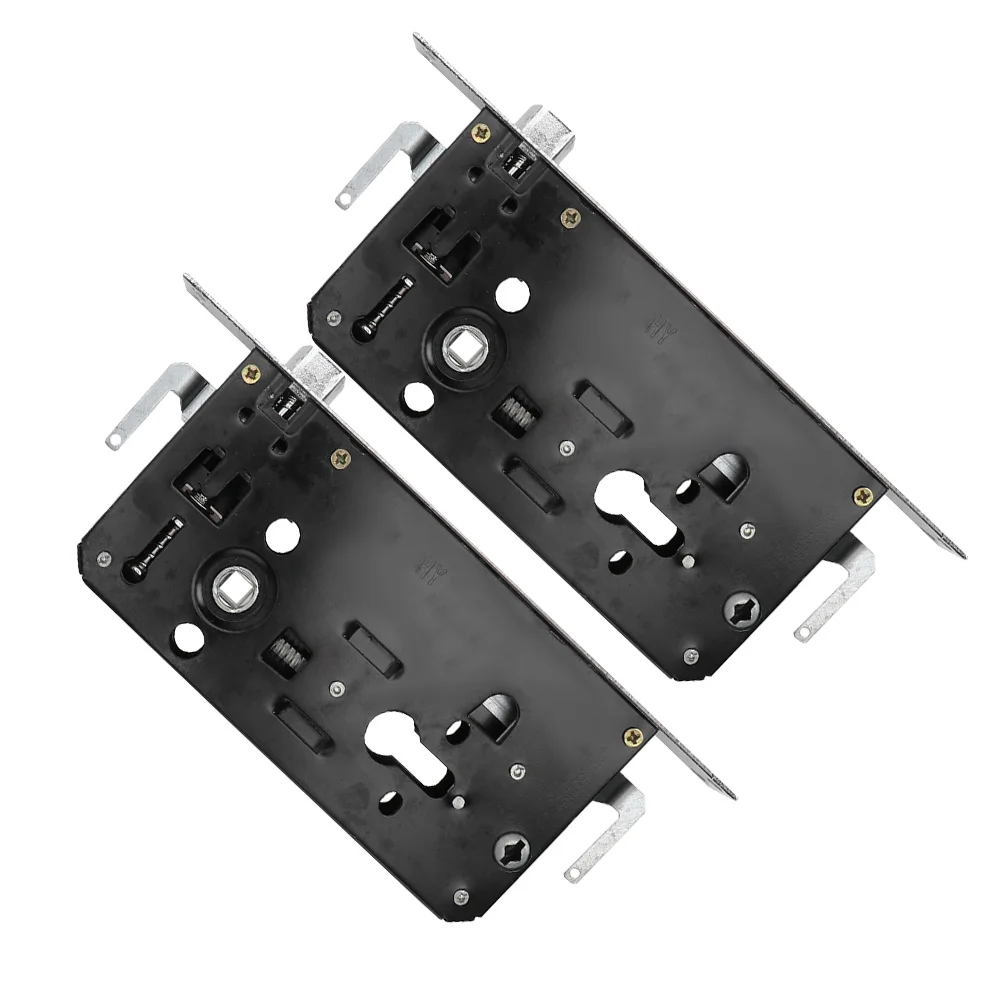 

2pcs Anti theft Door Lock Body Mortise Gate Replaceable Alloy Home Door Lock Part High Security Wear Resistant Residential
