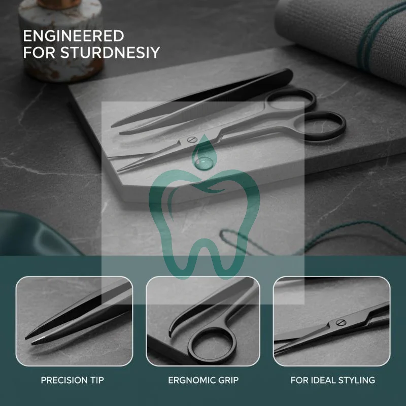17 Pcs Eyebrow Grooming Kit With Stainless Steel Tools And Portable Bag Perfect For Daily Makeup Beauty Salon Use