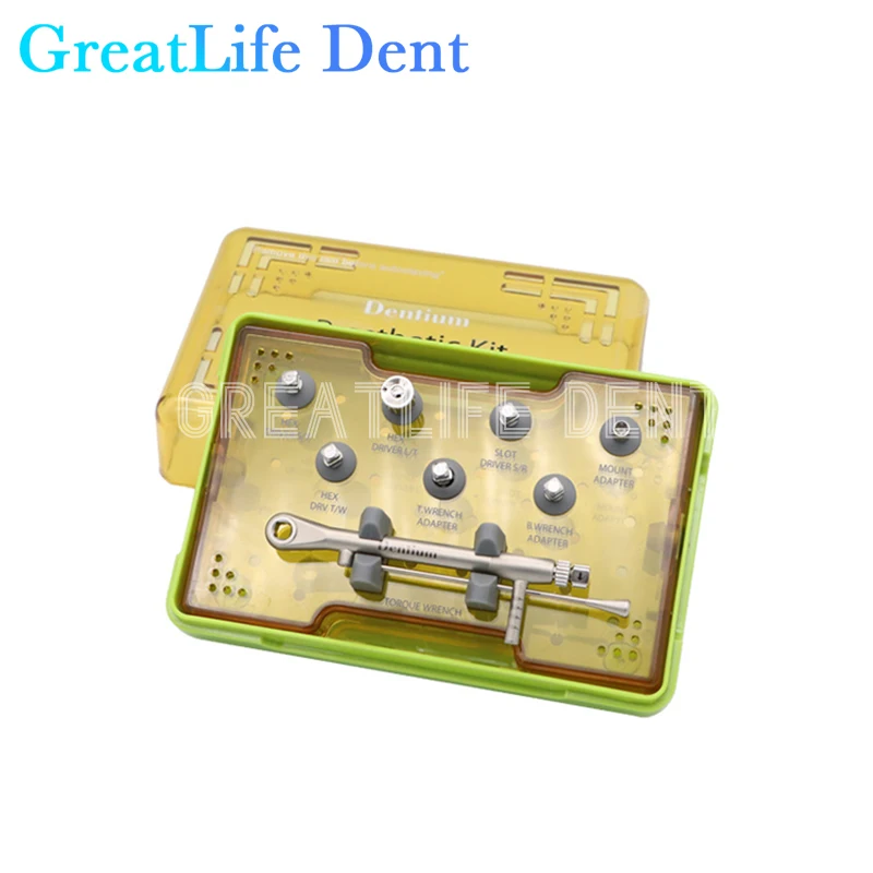 

GreatLife Dent Prosthetic Implant Titanium Prosthetic Kit Surgery Tool Dental Implant Dentium Prosthetic Kit