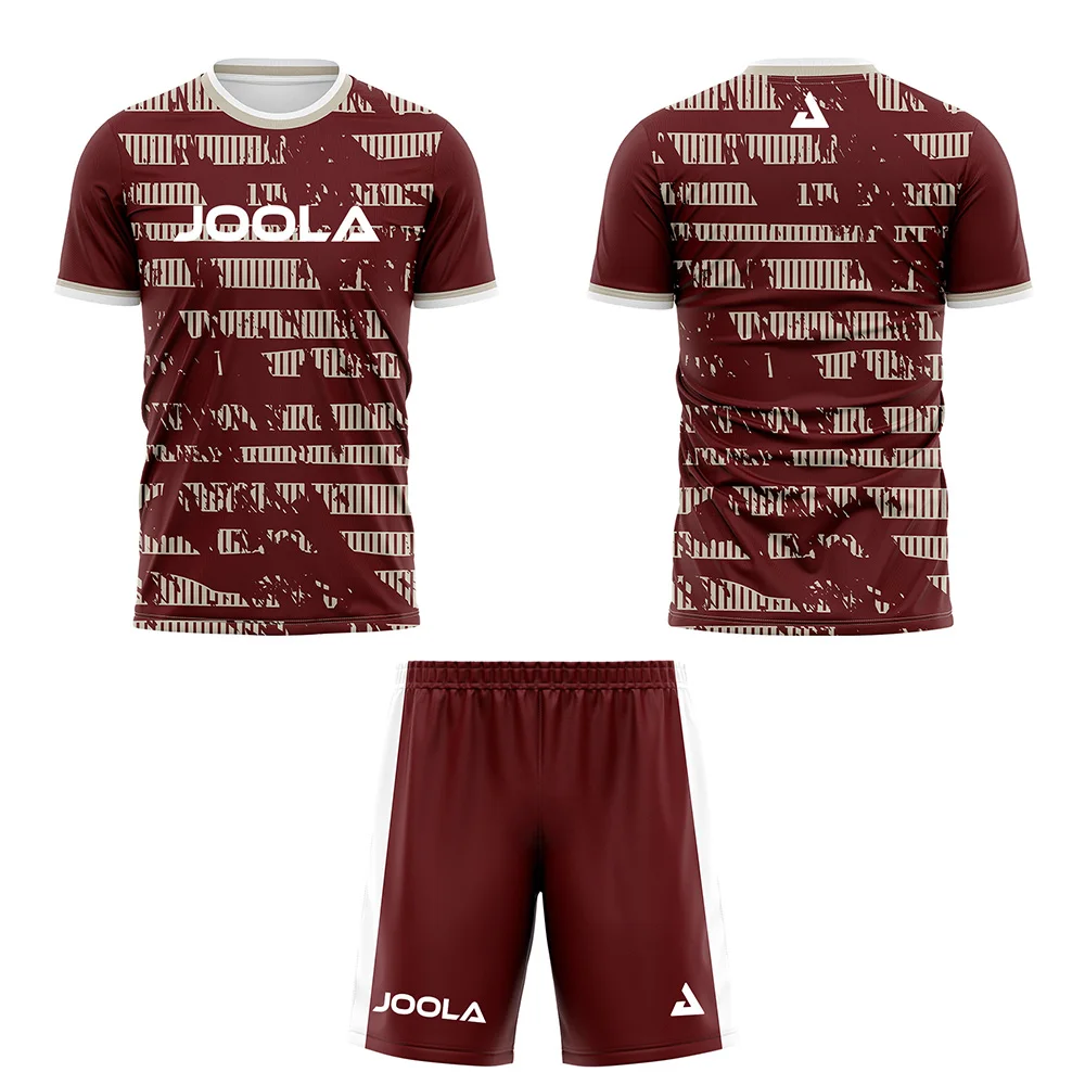 

2024 Breathable Quick-drying Men's Table Tennis Apparel Short-sleeved T-shirt And Shorts Set Badminton Drawstring Pocket Shorts