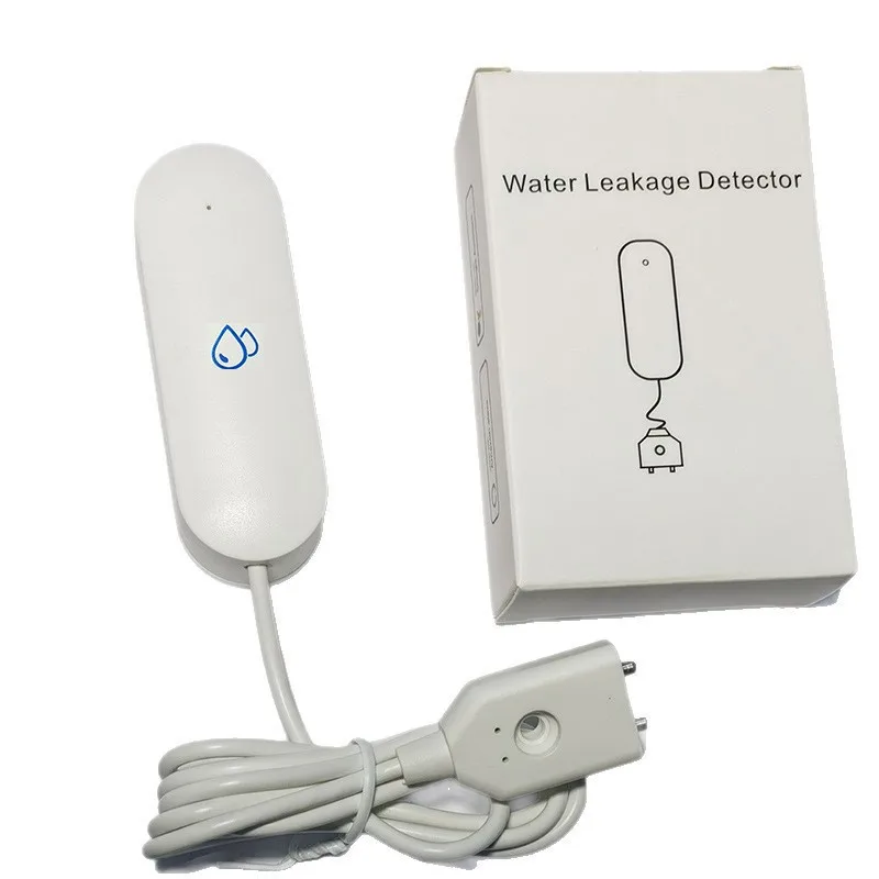 SQPP-Sensor de inundación alarma compacto inalámbrico Zigbee Detector de fugas de agua hogar inteligente para detección de fugas