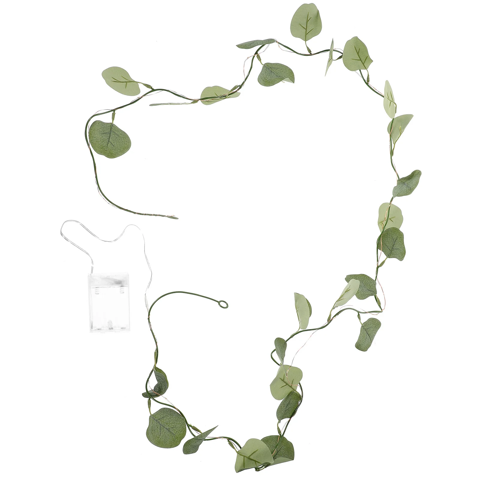 2 M ไฟตกแต่งในร่มใบยูคาลิปตัส Fairy Greenery Vine โคมไฟ LED