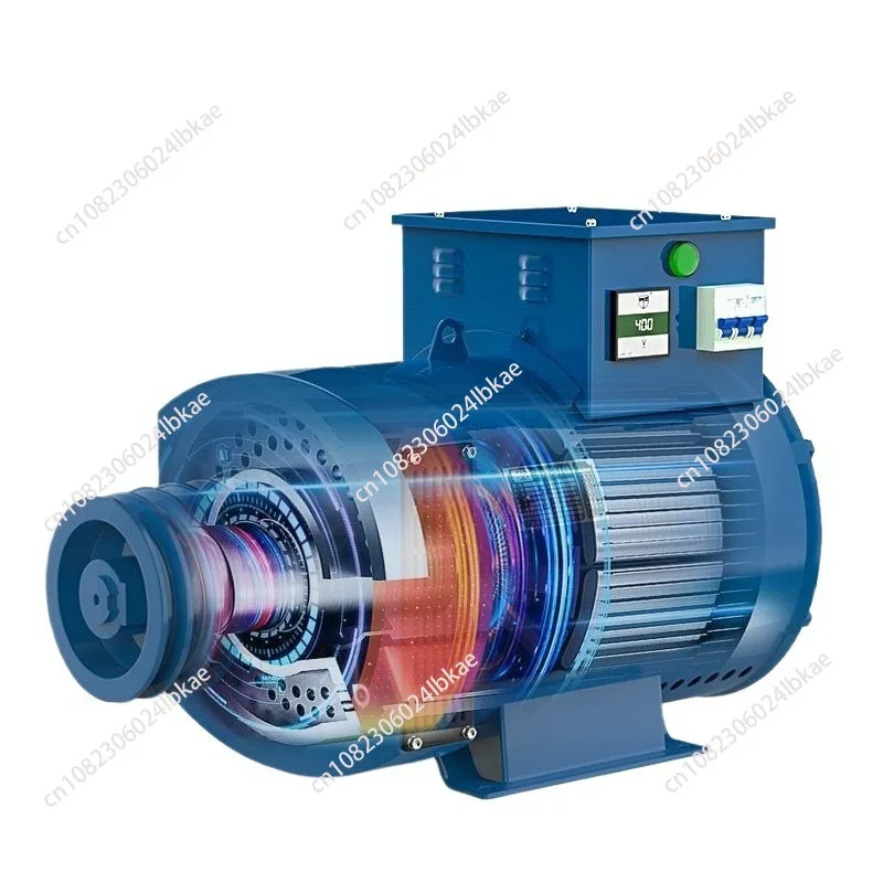 Pulley diesel generator 380 three-phase 3/5/10/12/15/20 KW30 kW dual voltage single phase 220V