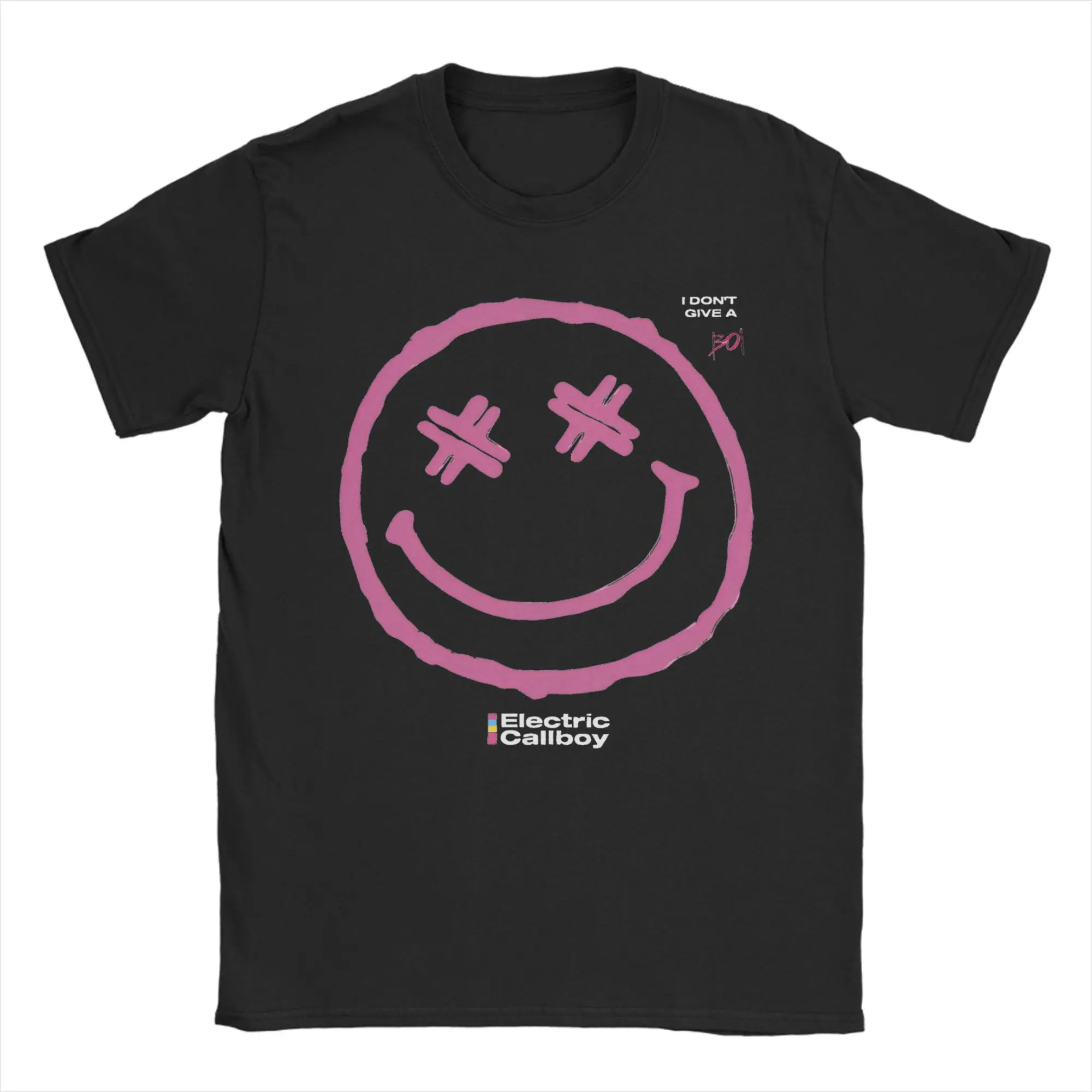 Electric Callboy Fuckboi Smile T Shirt Men Women 100% Cotton Funny T-Shirt Round Neck  Tee Shirt Short Sleeve Tops 4XL 5XL 6XL