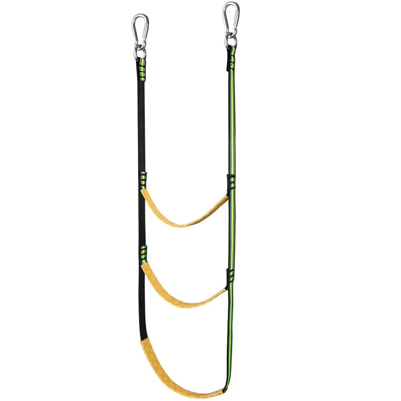 

Эффективная портативная веревочная лестница для лодки, 3-ступенчатая складная подвесная лестница для посадки лодки, легкая веревочная лестница, замена лодки