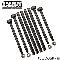 GPM Medium Carbon Steel Completed Suspension Inner And Outer For SLEDGE MONSTER TRUCK-95076-4 TRAXXAS 1/8