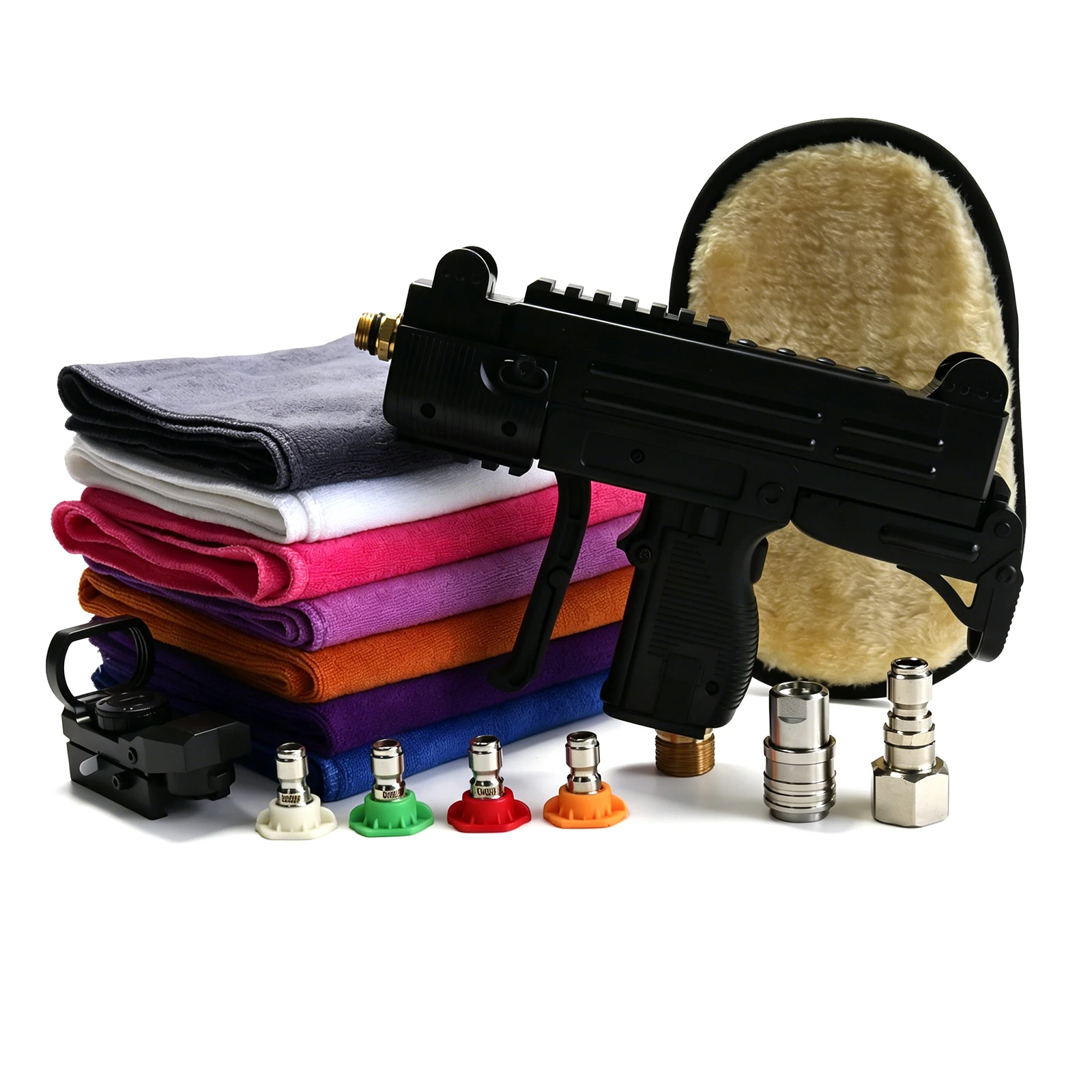 High Pressure Car Wash Set 7 Pcs car Towels 1car washer Auto Detailing Cleaning Set