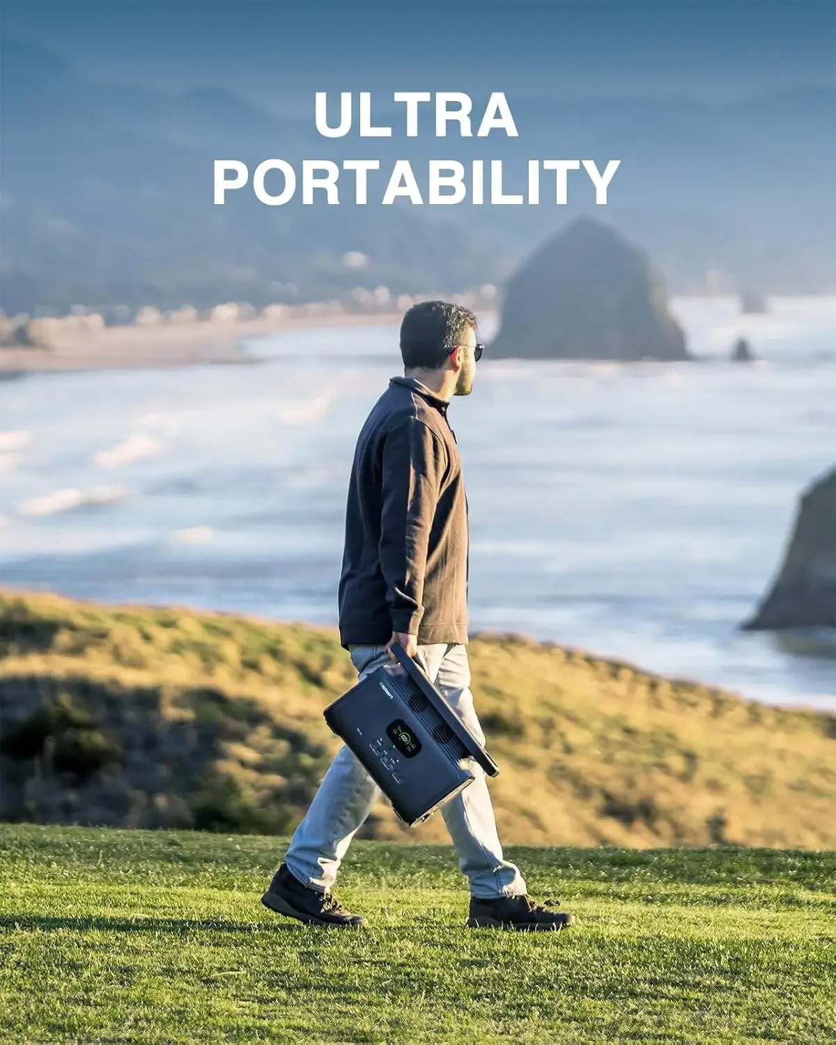 [XMSJ-Estoque limitado, compre agora! ] Estação de energia portátil Infinity 1300, gerador solar elétrico de 1800 W, bateria LiFePO4 de 138 Wh, 14 Ou