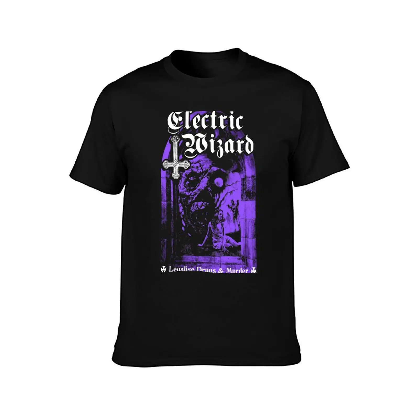 Electric Wizard - Legalise it T-Shirt Minimalist Casual Short Sleeve Top
