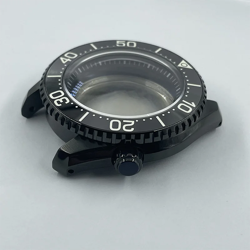 Watch Modify Parts 43.7mm Stainless Steel SBDX001 Watch Case Ceramic Bezel Sapphire Suitable For NH35/36 Automatic Movement