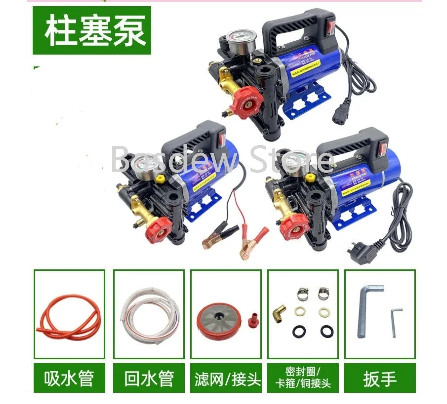 Plunger Agricultural Sprayer Electric High Pressure Pump Spraying Car Wash Irrigation Sprayer