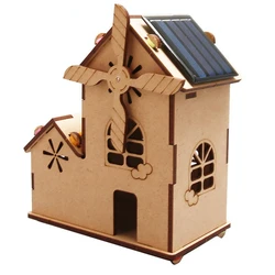 Diy Solar Hut Materials Science Experiment Children Gift Handmade Student Toys Learning Toys