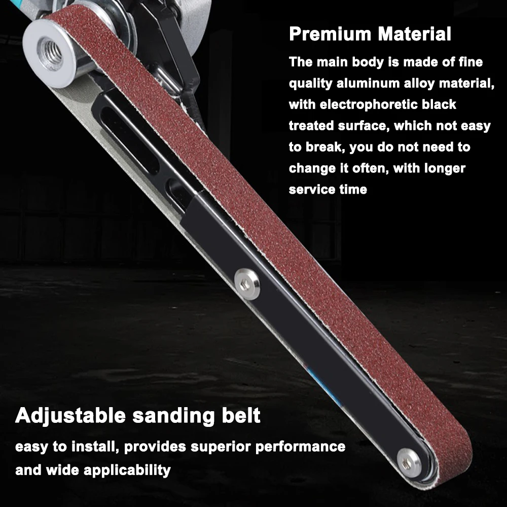 Meuleuse d'angle modifiée, machine à bande de sable, meuleuse à bande, machine de modification pour modèle 100 125, outil de modification bricolage