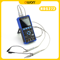 OWON HDS272 HDS272S Digital Oscilloscope, 3-In-1 Handheld Oscilloscope, 3-Channel 1MHz Bandwidth, Multimeter Waveform Generator