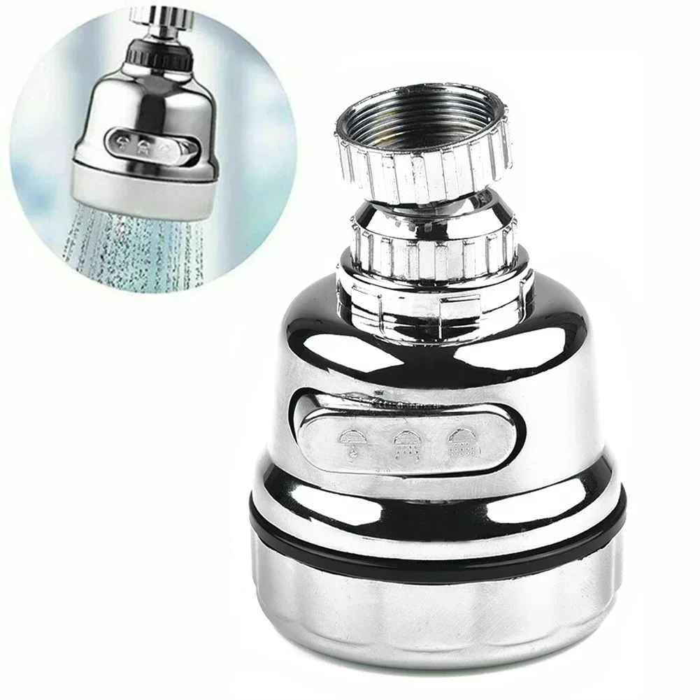 360-Degree Swivel Kitchen Faucet Aerator Adjustable Dual Mode Sprayer Filter Diffuser Water Save Nozzle Bath Faucet Connector