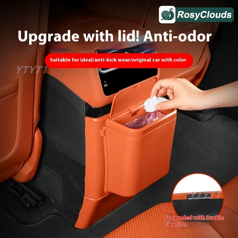 

For LIXIANG L6L7L8L9 Refrigerator anti-kick mat panel rear trash can interior modification ABS supplies accessories