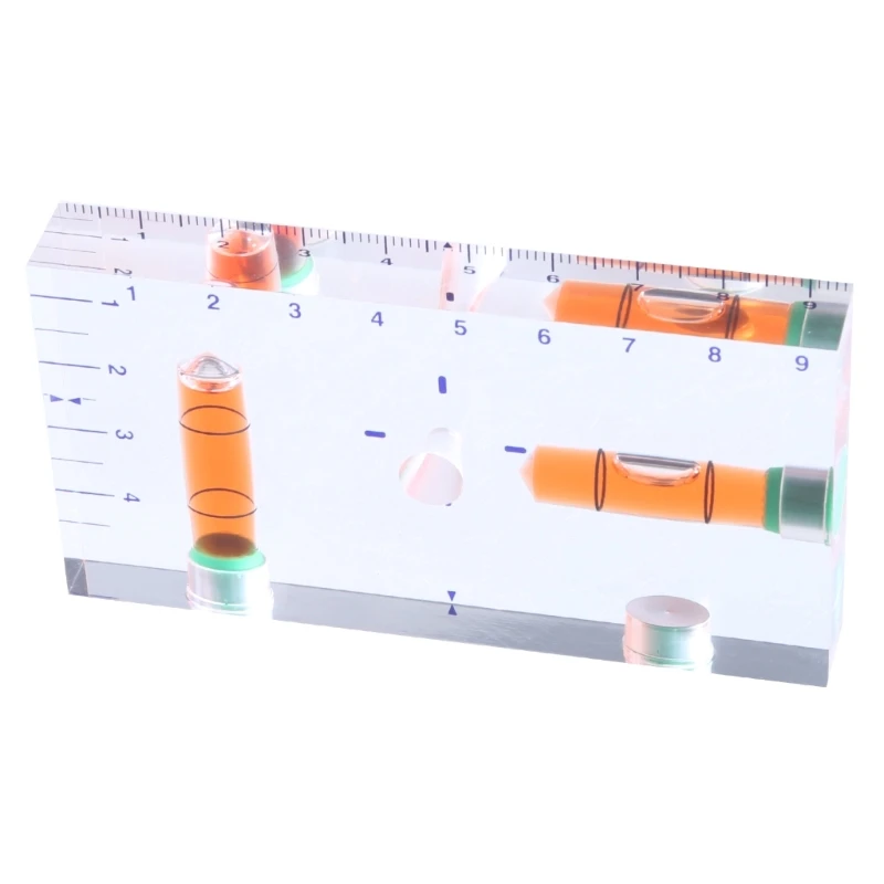 Inclinómetro Horizontal y Vertical multifuncional con característica brillante, medidores nivelación fluido naranja uso