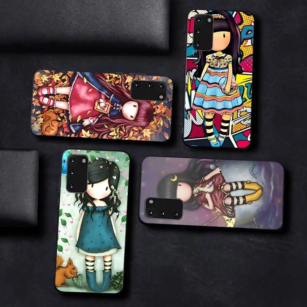 Japan Santoro G-Gorjuss Phone Case For Samsung S 24 Fe 25 Ultra Plus 20 Lite 21 30 22 23 24 22 Ultra 5G Fundas
