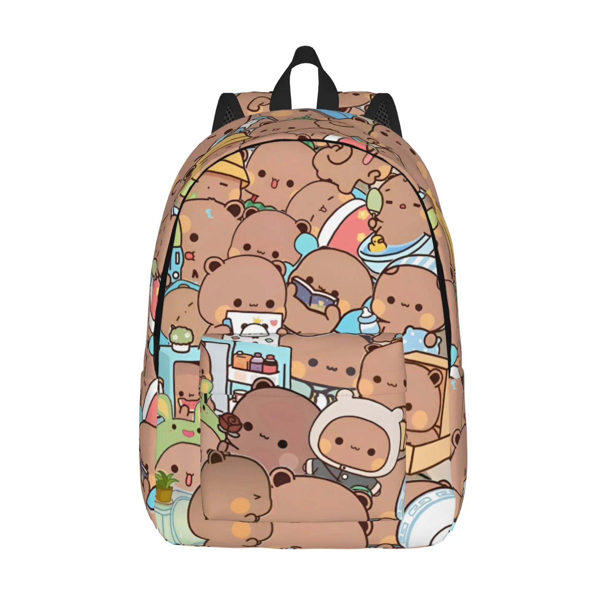 

Bubu Dudu Panda Bears Cartoon Backpack for Men Women Cool Student Hiking Travel Daypack Cute Art Laptop Canvas Bags Outdoor