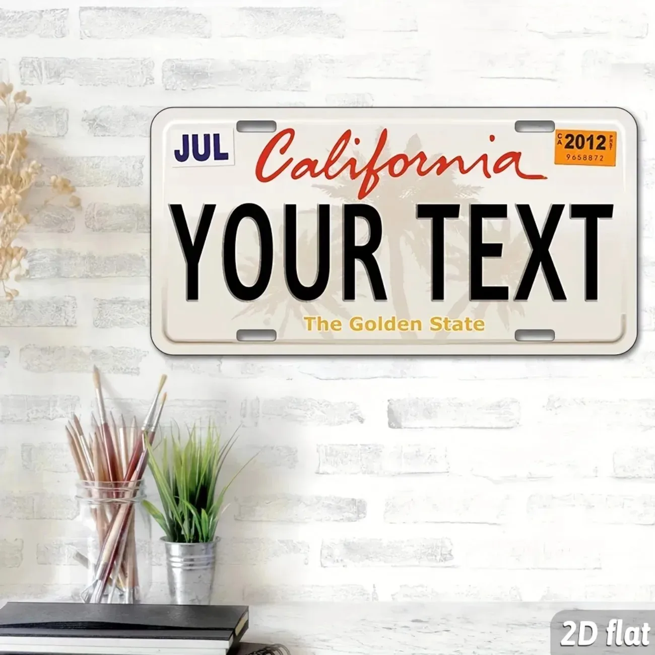 1pc Custom 30×15cm Aluminum Sign - Personalized 2D Flat Text Rustic Home Office Entryway Decor Gift (Decor Only) - view 3