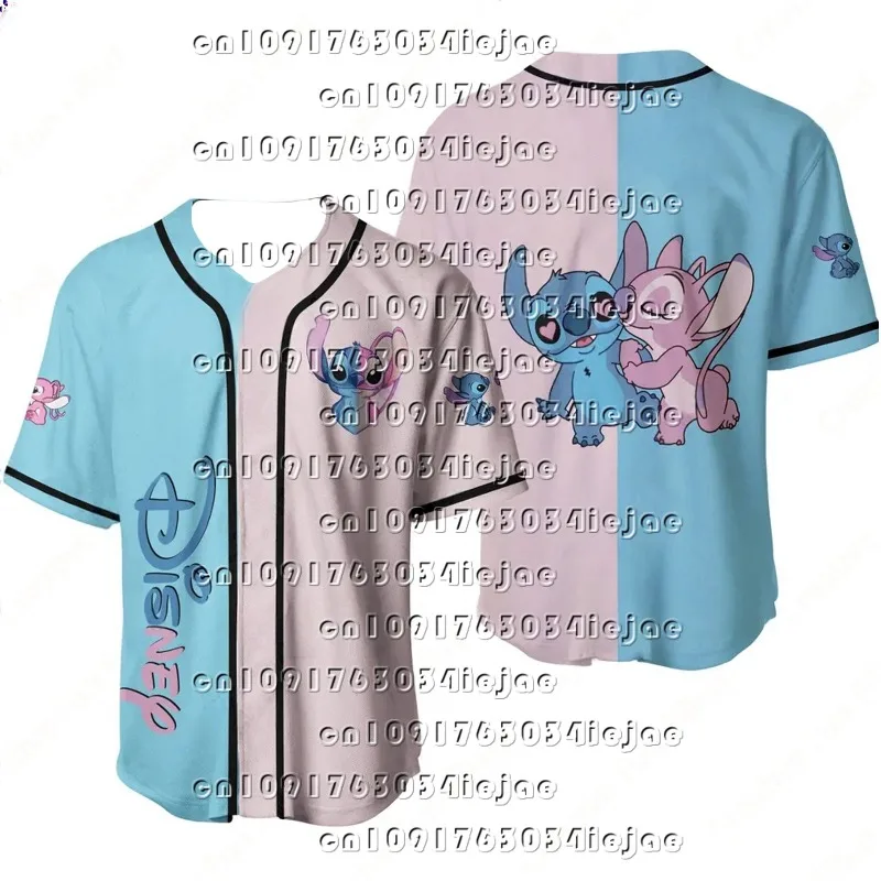 

Disney-Personalized Stitch Baseball Jersey, Oversized Sport Jersey, Special Edition, Fan Gift, Summer, New, 2024