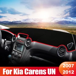 For Kia Carens UN 2007 2008 2009 2010 2011 2012 Car Dashboard Sun Shade Cover Instrument Panel Mat Non-slip Pad Accessories