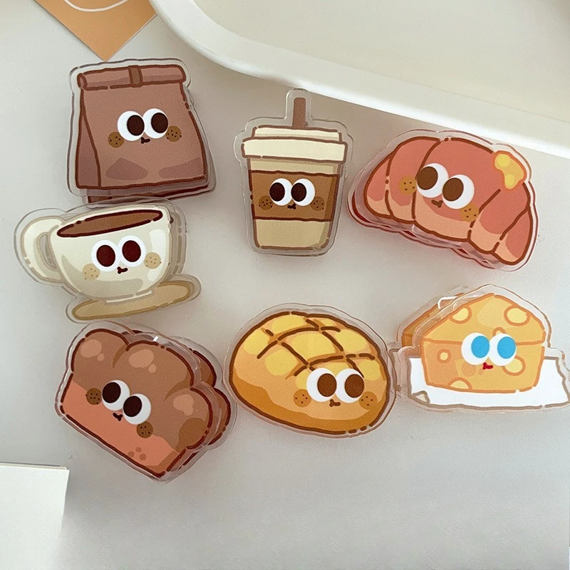 Ins Bread Cartoon Decoration Gift Sealing Clip Pp Clip Cute Sealing Clip Practical Household Good Things