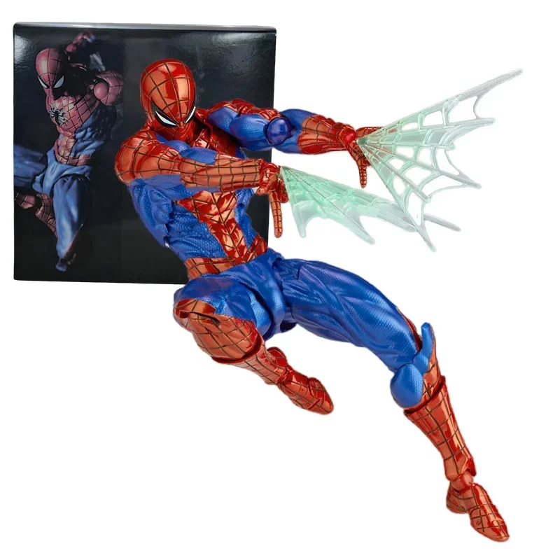 In Stock Spiderman Action Figure Collection Sentinel No Way Home Peter Parker Anime Action Figure PVC Model Collection Kids Gift