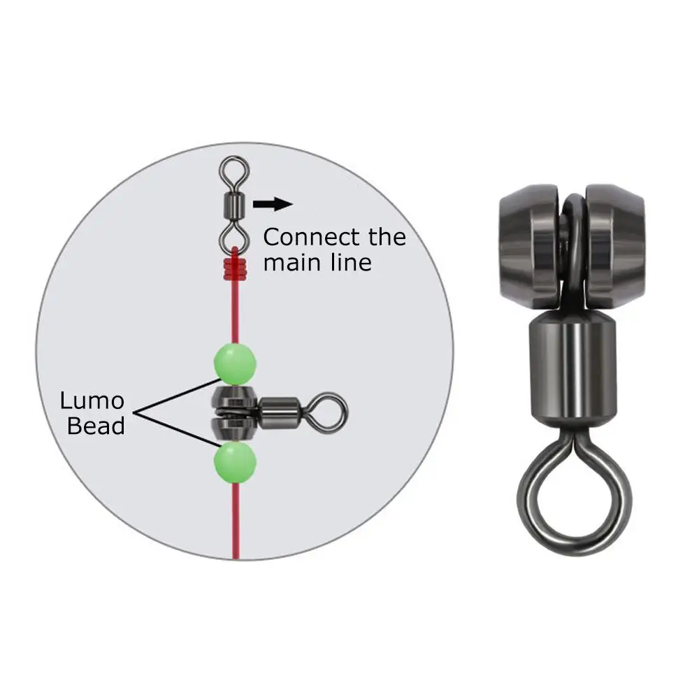 Fish Tacke Barrel Cross Fishing 3 Way Fishing Connector Cross Line Swivel Fishing Bearing Swivels 3 Way Fishing Swivels