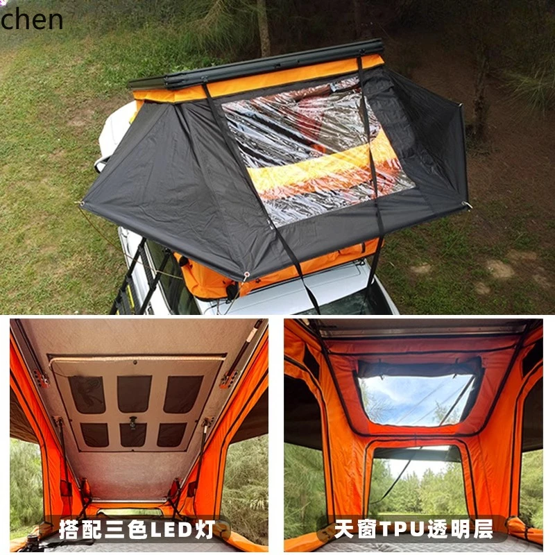 

ZML triangle car roof tent, ultra-thin solar panel fully automatic outdoor self-driving tour
