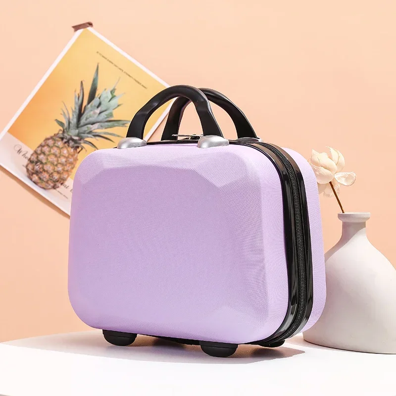 

l Mini hard shell color cosmetic case luggage, small travel portable cosmetic case luggage
