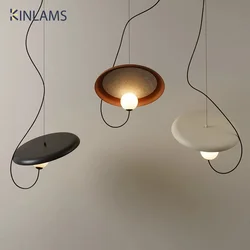 Nordic Minimalist Pendant Lamp Living Room Bar Counter Suspension Light Bedroom Bedside Droplight Iron Adjusted Overhead Light