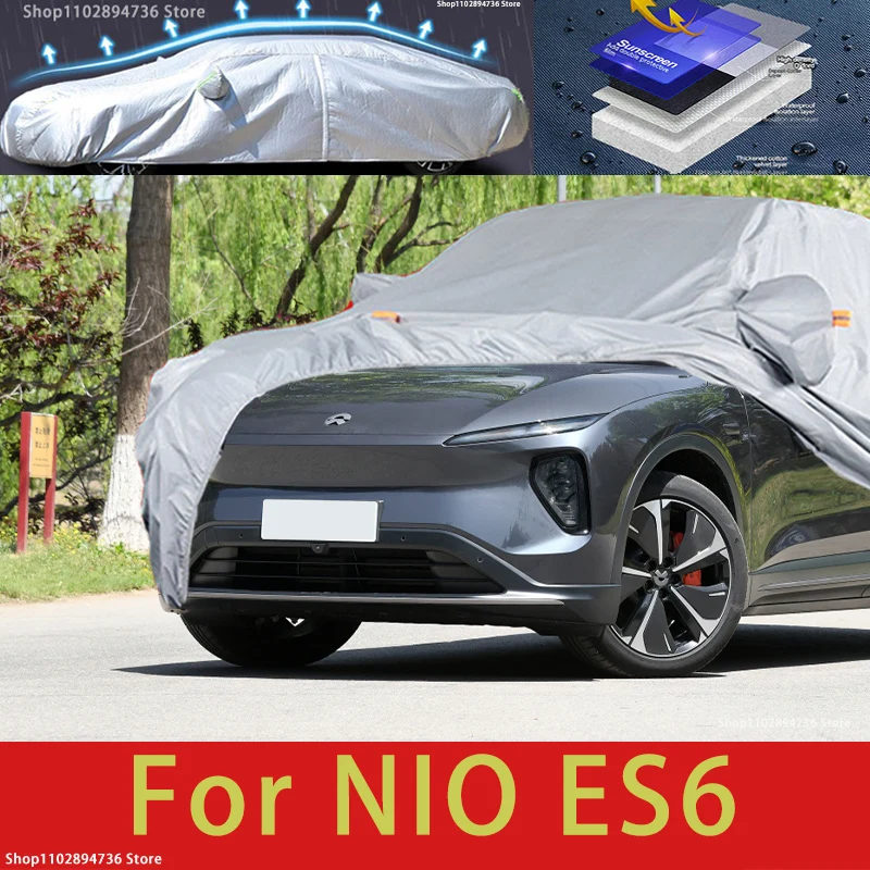 

For NIO ES6 Car protective cover, sun protection, cooling protection, car clothing, car paint protection auto