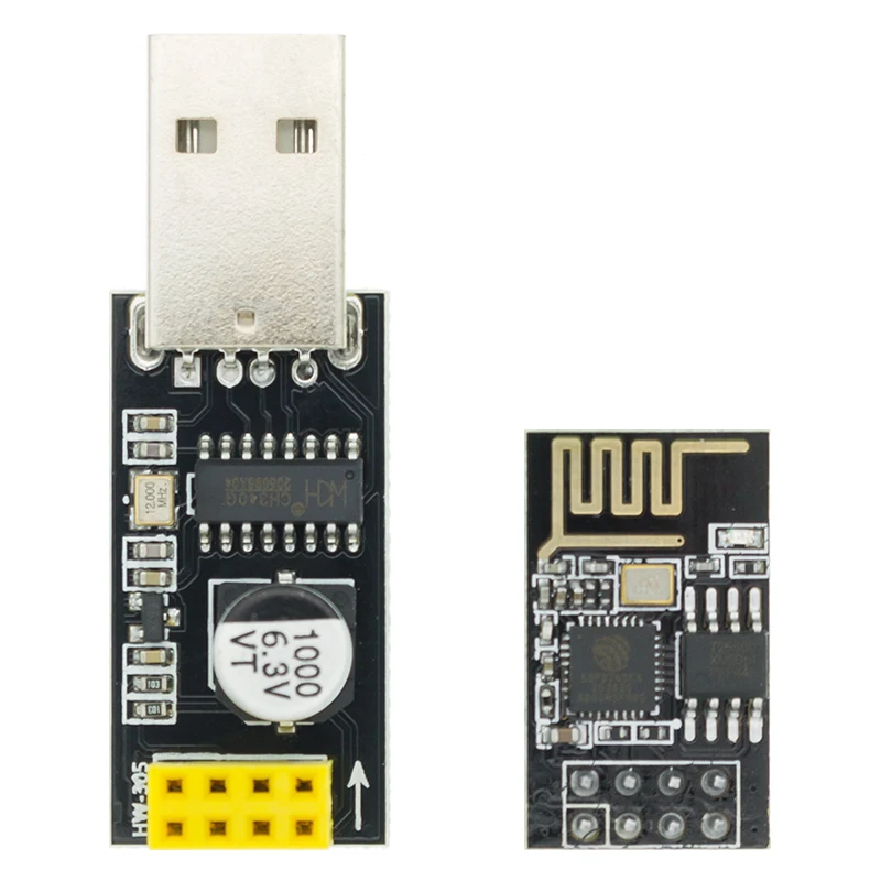 USB to ESP8266 WIFI module ESP-01  ESP-01S adapter board computer phone WIFI wireless communication microcontroller development