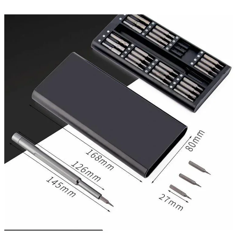 Jeu de tournevis de précision 25 en 1, Mini magnétique avec 24 embouts de tournevis Torx, petit Kit d'outils manuels de réparation pour iPhone/PC/Came
