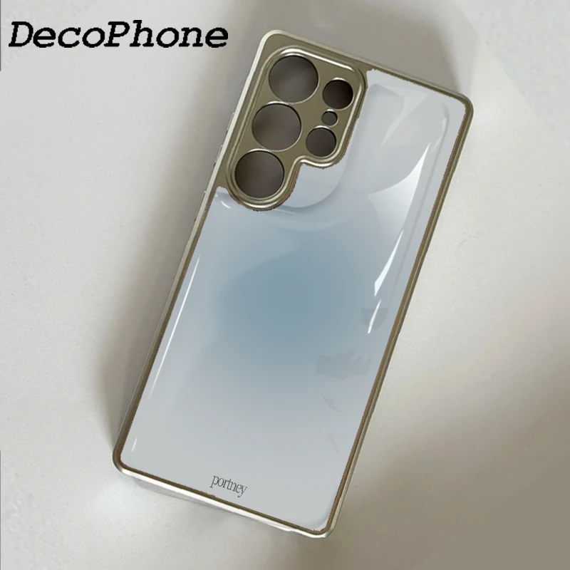 Farbverlauf-Epoxy-Handyhülle, sturzsicher, für Samsung Galaxy 23/24/25/33 Plus FE ULTRA EDGE