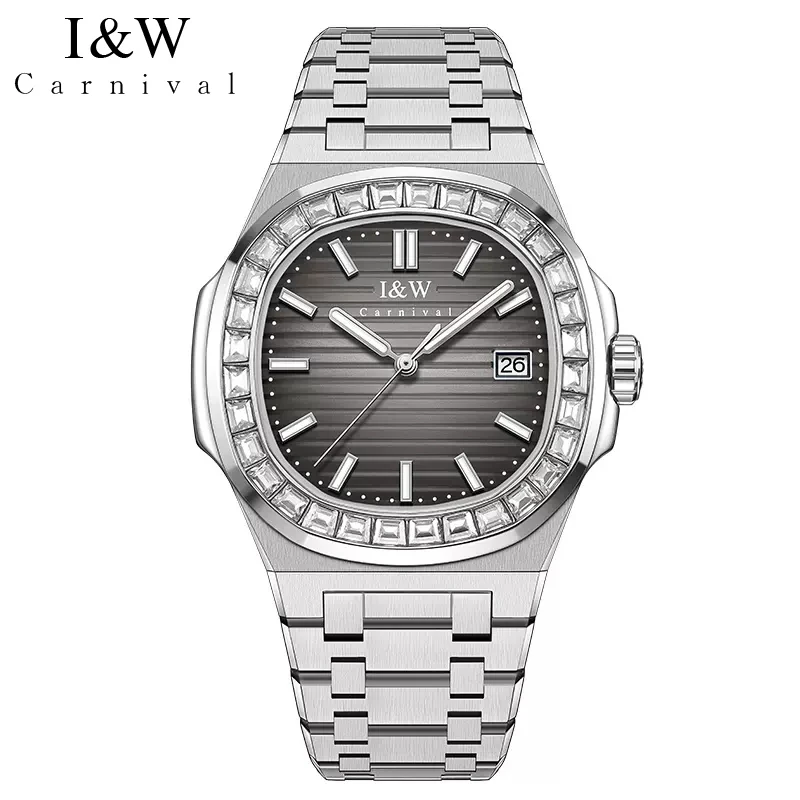 

Carnival Brand IW High-end Series Luxury Imported Movement Mechanical Watch for Men 316L Steel 50M Waterproof Sapphire Watches