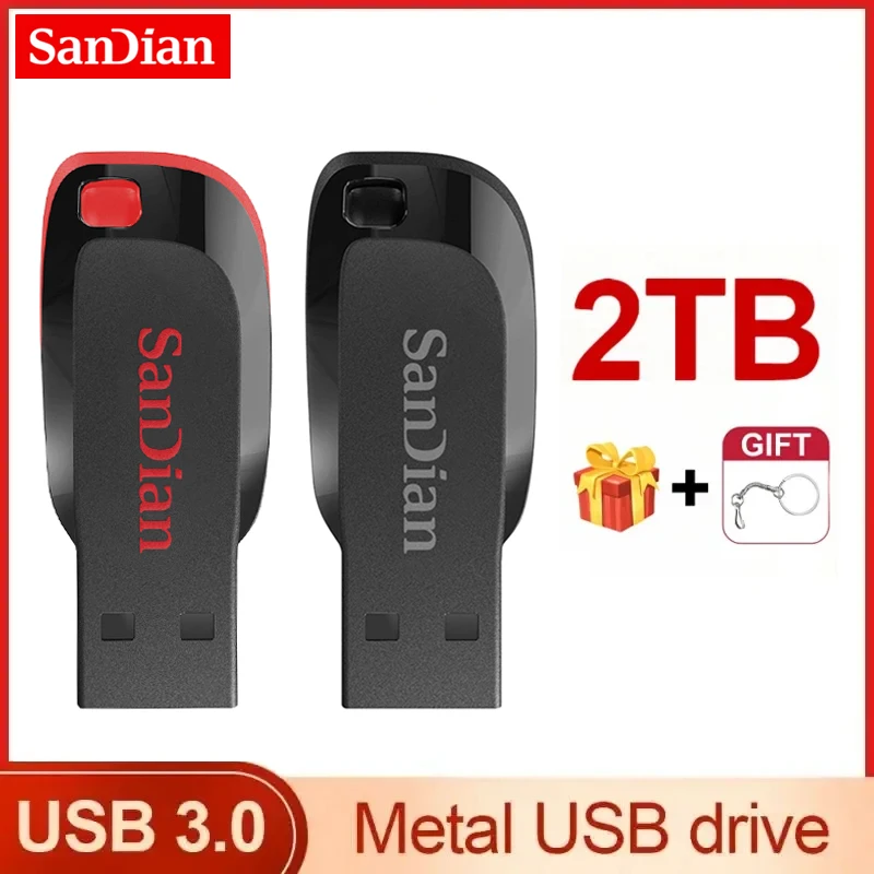 USB 3.0 플래시 드라이브, C타입 고속 금속 펜드라이브, 휴대용 USB 드라이브, 방수 메모리 스틱, 128GB USB 디스크, 2TB