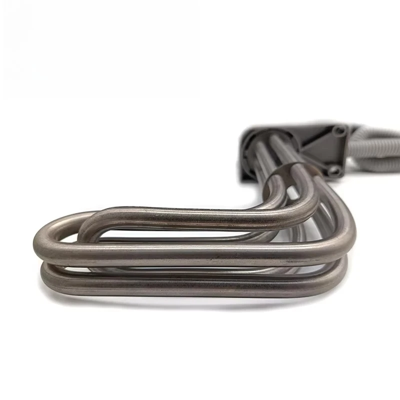 Customized 220V 2000W pure titanium tube heater, corrosion-resistant acid and alkali-resistant electric heating element