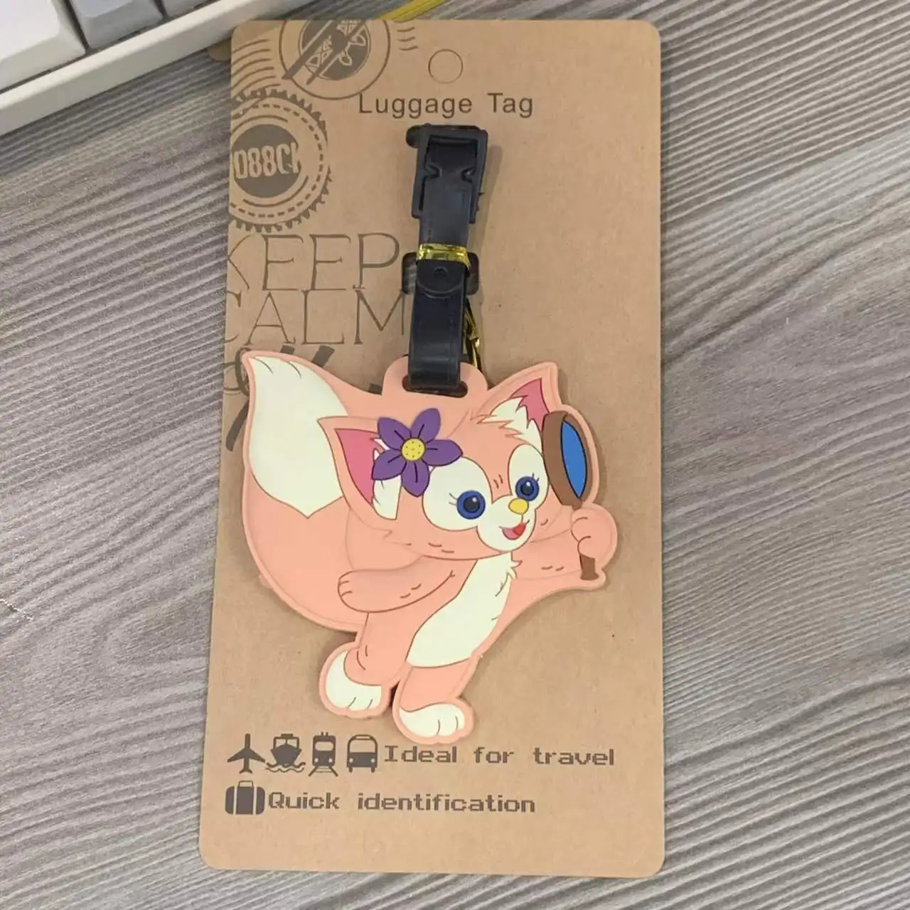 Lovely Cute Bear Luggage Tag Travel Accessories Cartoon Suitcase Baggage Portable Label Wholesale