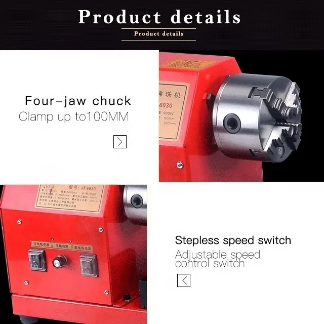 

Wood Bead Rotary Cutting Machine Wood Bead Necklace Manufacturing Machine Wood Guard Plate Manufacturing Machine Equipment