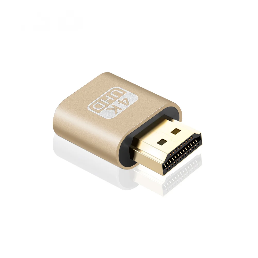 1ชิ้น DDC EDID อะแดปเตอร์ DID DID DID Dummy Plug อะแดปเตอร์ VGA อะแดปเตอร์แสดงผลเสมือนใช้ได้กับ HDMI และ Ghost Display Display Emulator การ์ดวิดีโอ
