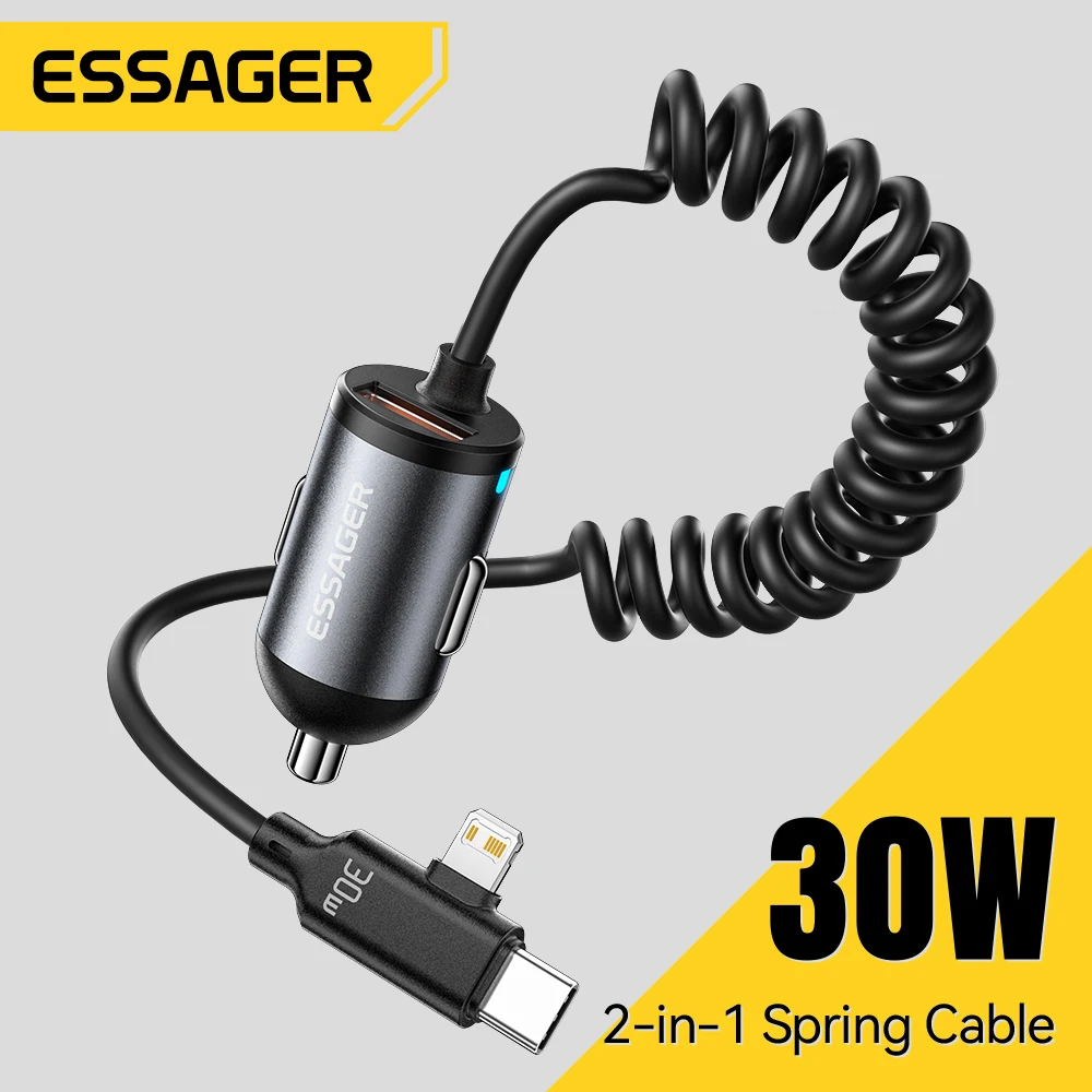 carregador-essager-30w-2-em-1-com-cabo-espiral-usb-a-e-cabo-usb-c-lightning-para-carregamento-rapido-de-iphone-17-16-15-14-13-12-samsung
