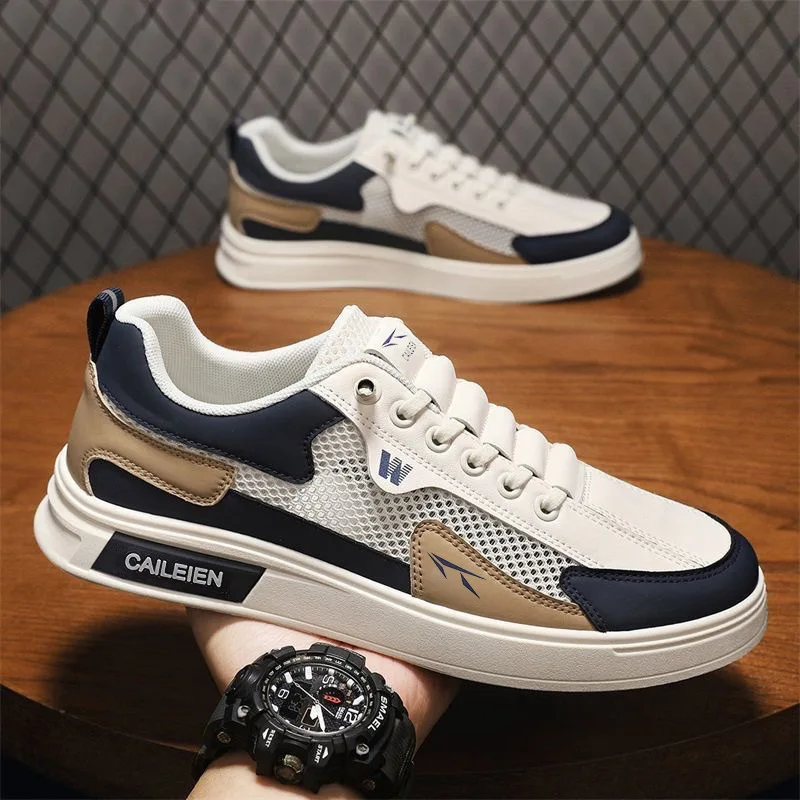 

Men's Trendy Versatile Breathable Hollow Mesh Sports Board Shoes Casual Comfortable Running Shoes Mesh Shoes