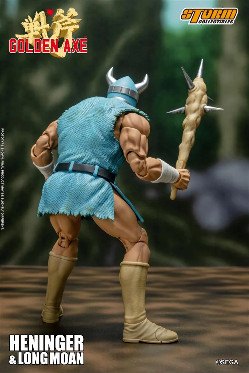 Storm Toys 1/12 Classic Game Arcade Battle Axe Characters HENINGER+LONG MOAN Double People 6Inch Action Figure Full Set Toy image 3