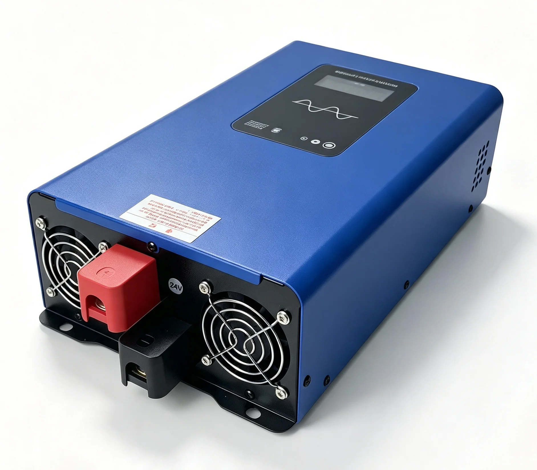 Fonsoul Pure Sine Wave Solar Inverter 1600W Universal or Europe DC 12V 24V AC 110V 220V Camping Home Appliance & Automotive Use