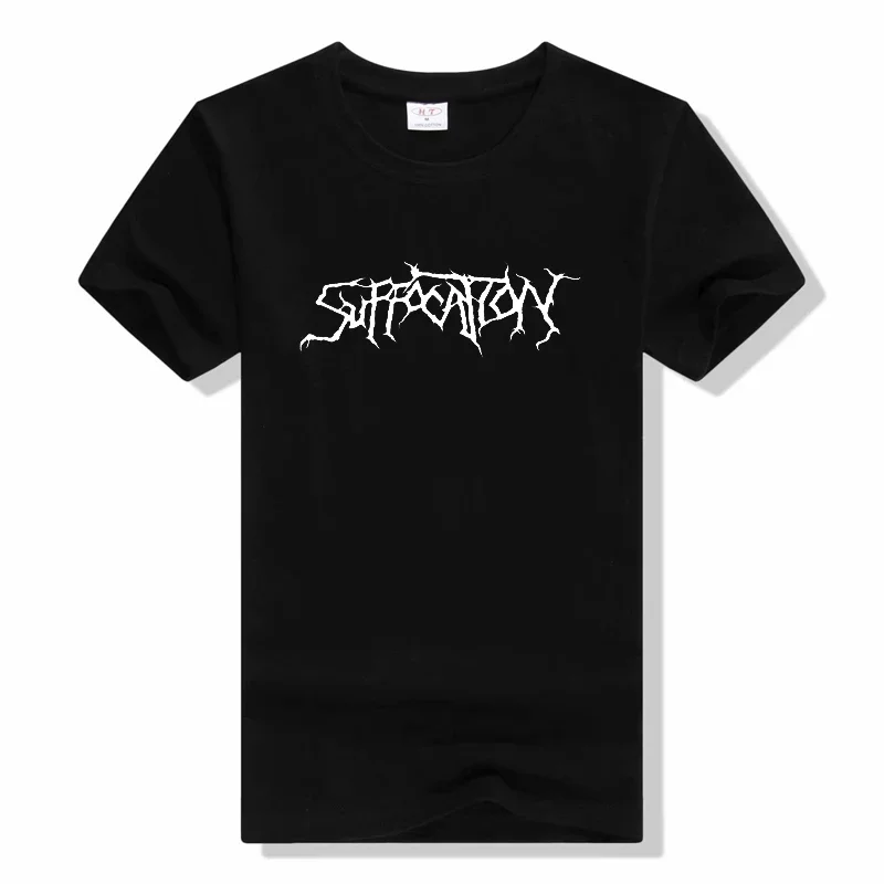 Suffocation Band Print Men T Shirt Hip Hop Tshirt Unisex Clothing Tops o-neck Short Sleeve t shirt fashion cotton tees