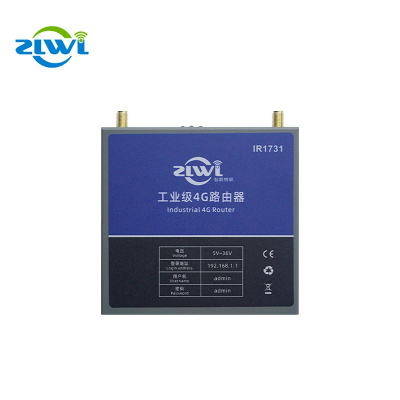 ZLWL Factory IR1000 Industrial 4G LTE Wifi  Wireless Economic Router with Sim Card and One Modem Support Different Country Bands