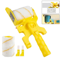 Professional Wall Paint Roller Set Multifunction Clean Cut Edger Rolling Brush for Painting Tools