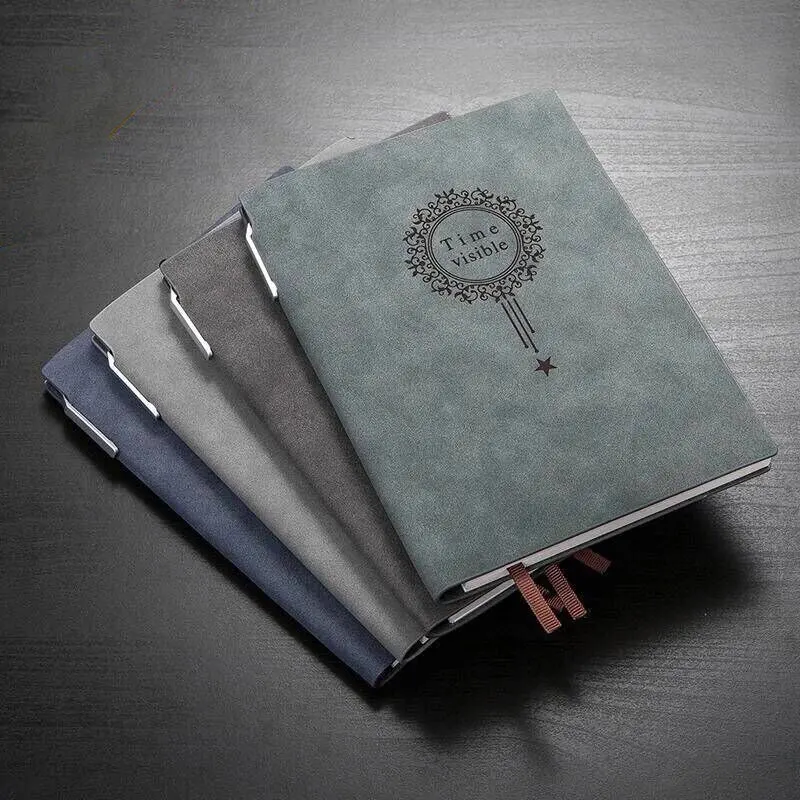 2025customized.Soft PU Leather Notebook and Pen Business Meeting Record Exhibitions Souvenir with Custom Service Sets